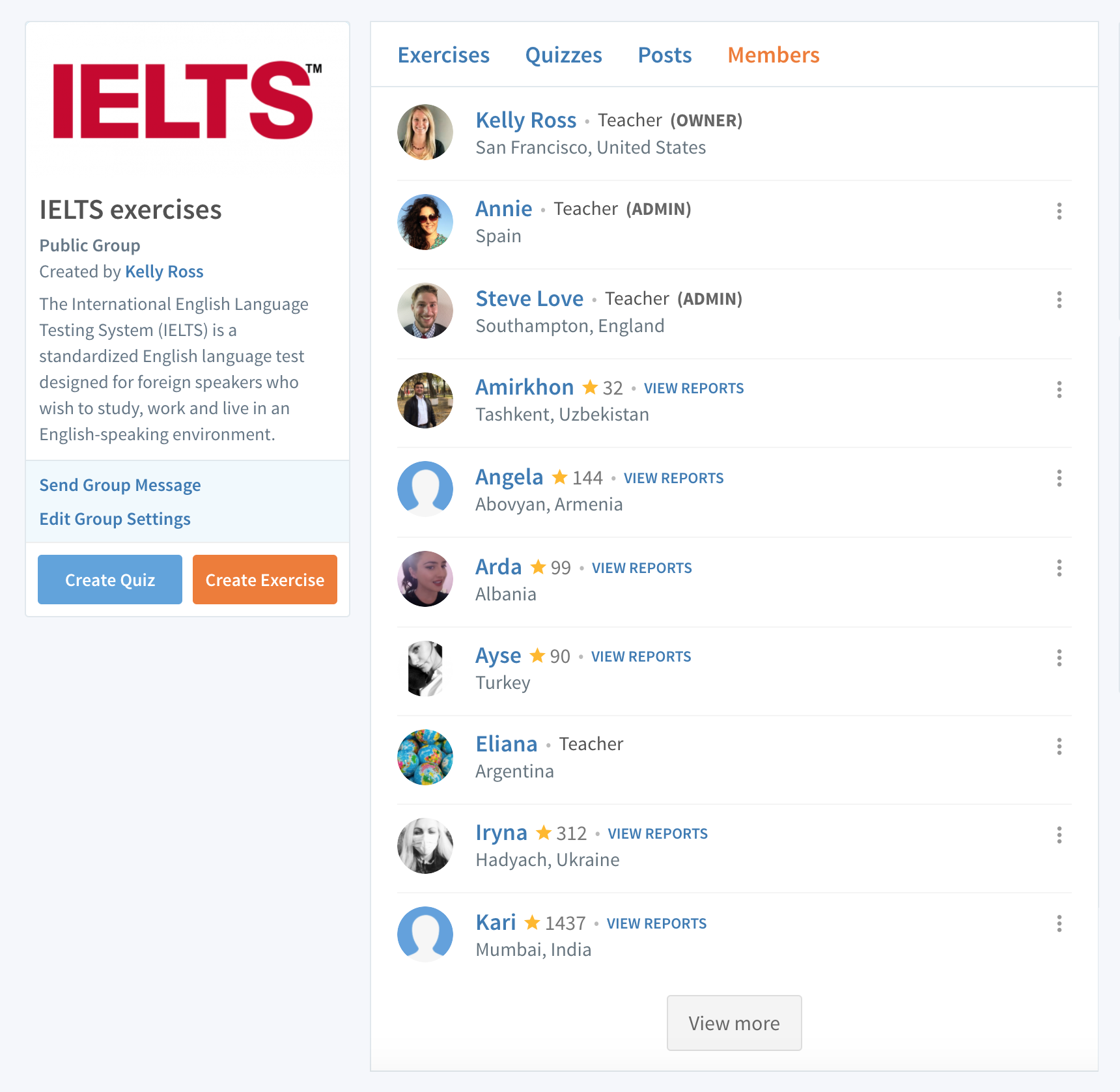 Groups and messaging