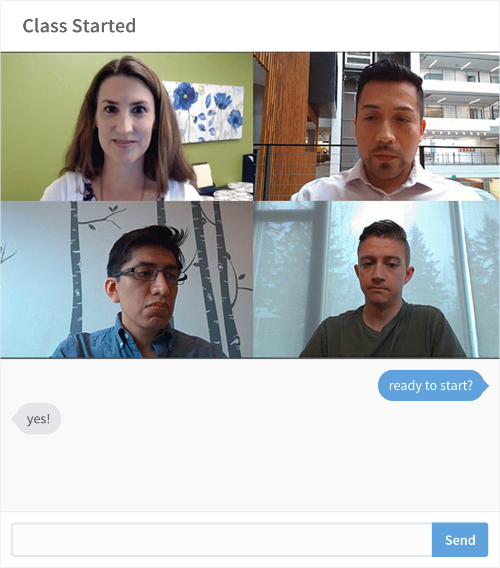 Chat and teach online